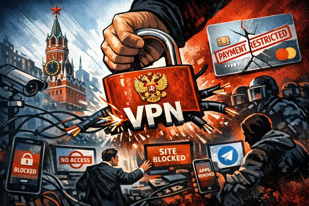 Russia Tightens VPN Controls as Digital Dependence Deepens