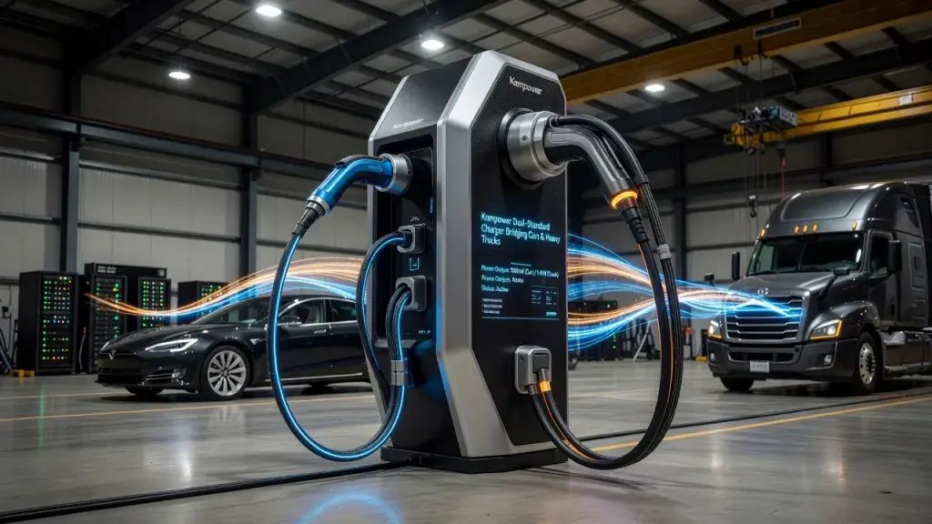 Kempower Unveils Dual-Standard Charger Bridging Cars and Heavy Trucks