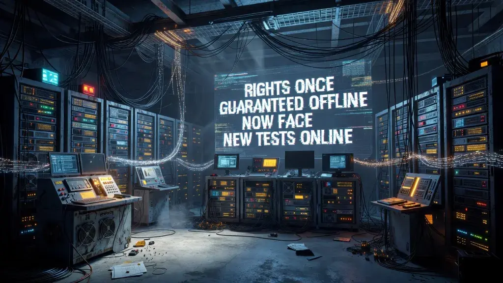 Rights Once Guaranteed Offline Now Face New Tests Online
